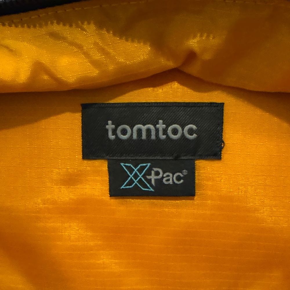 Tomtoc Men's Backpack in Vibrant Yellow